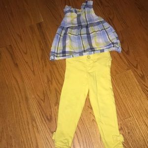 Gymboree pant and sleeveless shirt outfit size 2T